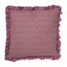 Kussen ruches - roze - 45x45 cm