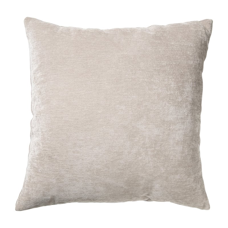 Kussen chenille - beige - 45x45 cm