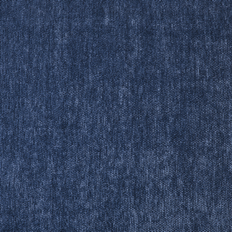 Kussen chenille - blauw - 45x45 cm