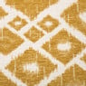 Kussen jacquard ruit - geel - 45x45 cm