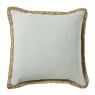 Kussen jute - mint - 45x45 cm