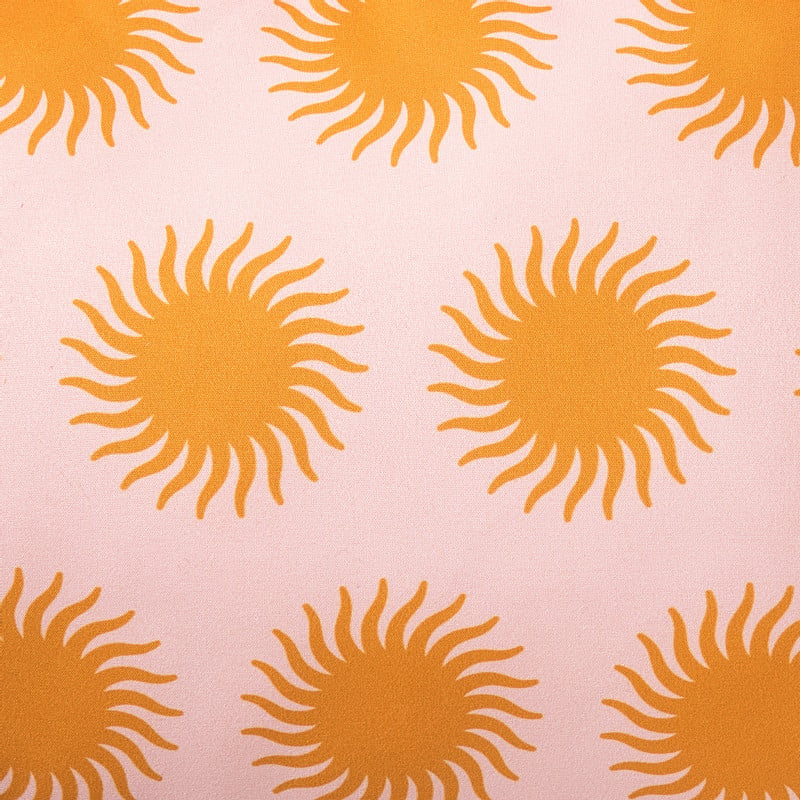 Kussen zonnetjes - roze/oranje - 30x50 cm