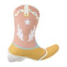 Kussen cowboy laars - multikleur - 32x28 cm