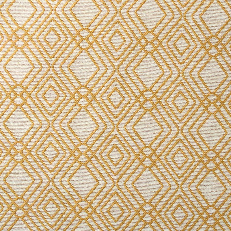 Kussen jacquard - geel - 45x45 cm