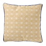 Kussen jacquard - geel - 45x45 cm
