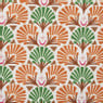 Kussen print bloem - multikleur - 45x45 cm