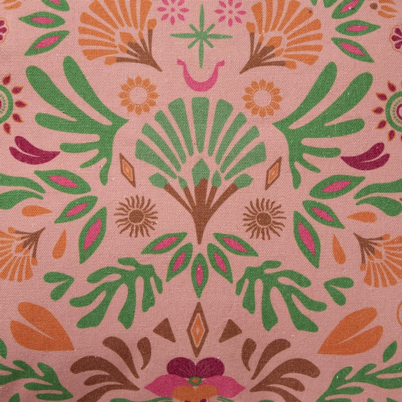 Kussen print Marbella - multikleur - 45x45 cm