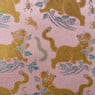Kussen tijger - roze - 45x45 cm