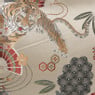 Kussen jacquard - beige - 45x45 cm