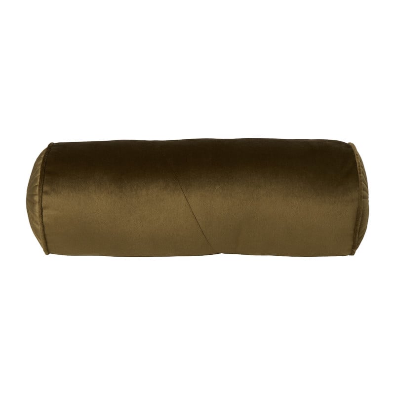 Kussen bolster - groen - ø17x45 cm