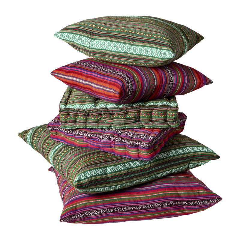 Kussen mexican klein - groen - 45x45 cm