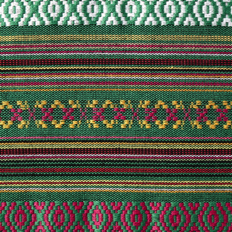 Kussen mexican groot - groen - 60x60 cm