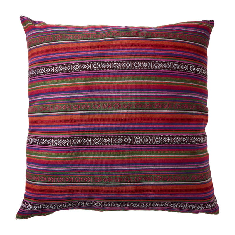 Kussen mexican groot - rood - 60x60 cm