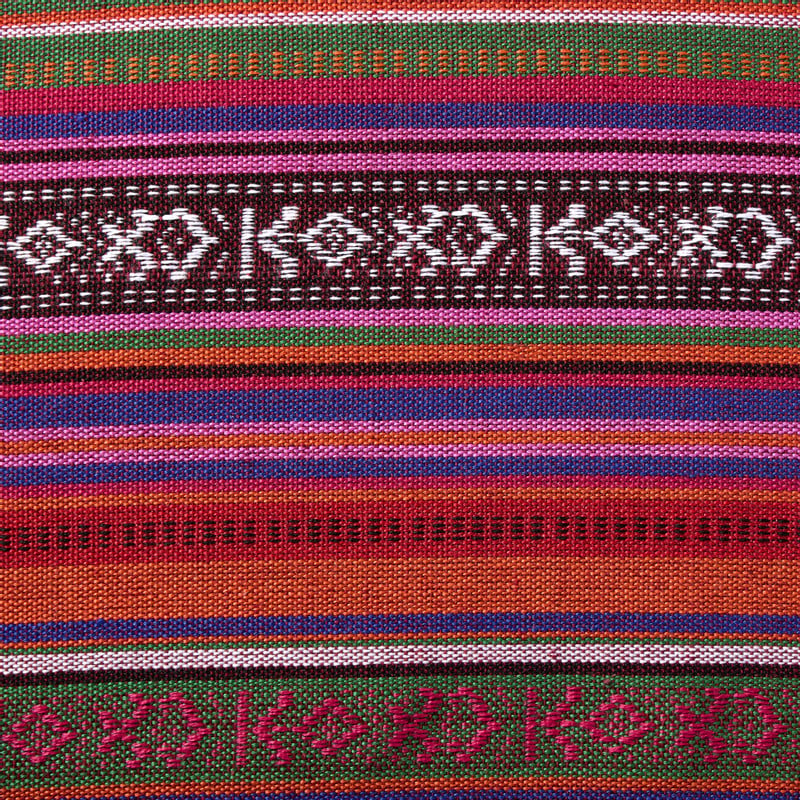 Kussen mexican groot - rood - 60x60 cm