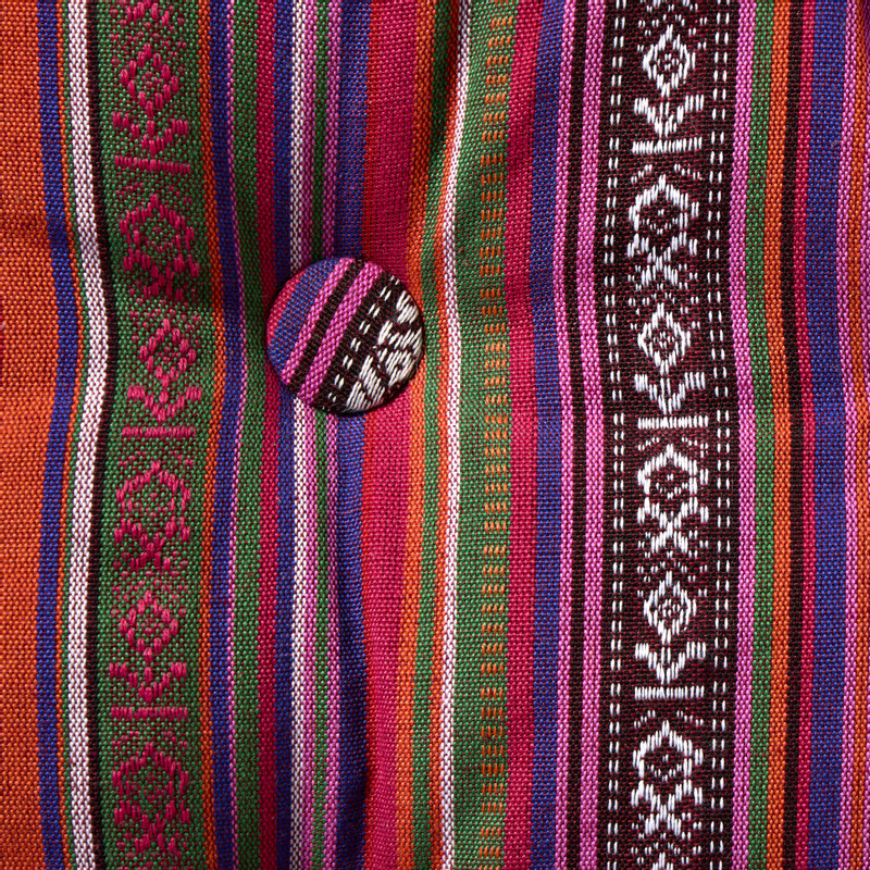 Matraskussen mexican - rood - 40x40 cm