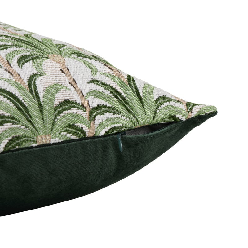 Kussen palm - groen - 45x45 cm