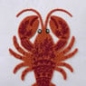 Kussen krab - multikleur - 45x45 cm