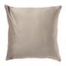 Kussen chenille jacquard - beige - 45x45 cm