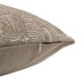 Kussen chenille jacquard - beige - 45x45 cm