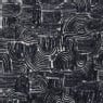 Kussen chenille jacquard - blauw - 45x45 cm