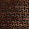 Kussen velvet geblokt - bruin - 45x45 cm