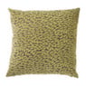 Kussen velvet bladeren - geel - 45x45 cm
