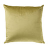 Kussen velvet bladeren - geel - 45x45 cm