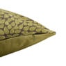 Kussen velvet bladeren - geel - 45x45 cm