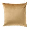 Kussen velvet schubben - bruin - 45x45 cm