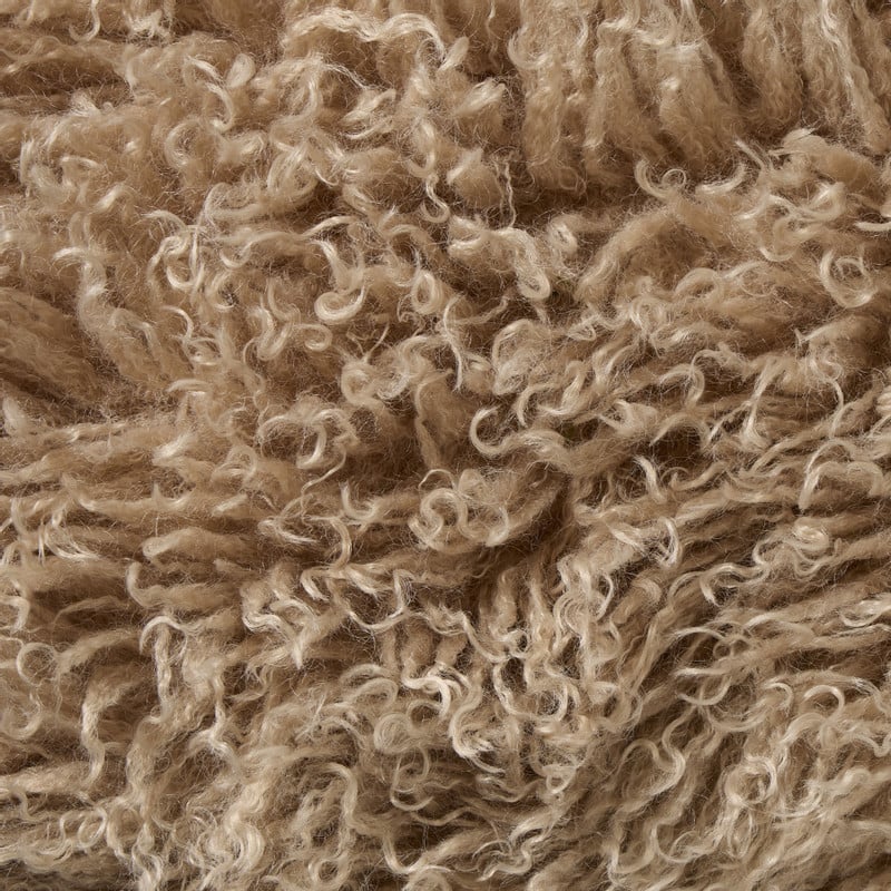 Kussen harig - beige - 30x50 cm