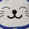 Kussen lucky cat - blauw/wit- 40x30 cm