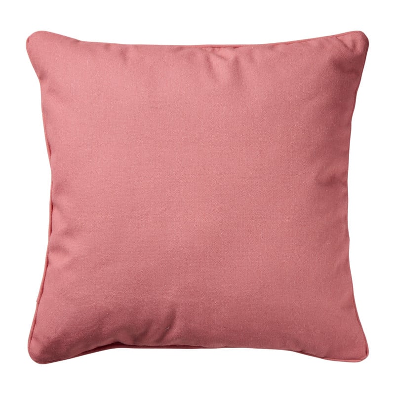 Kussen wyber - bruin/rood - 45x45 cm