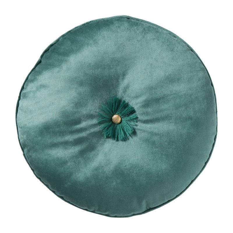 Kussen rond - groen - ø33 cm