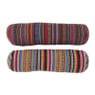 Bolster kussen Mexican - geel - 15x50 cm