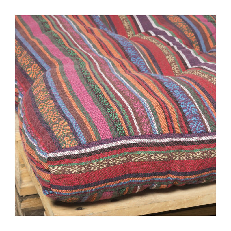 Pallet kussen Mexican - paars - 8x120x80 cm