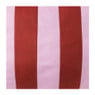 Kussen met strepen - rood/roze - 30x45 cm