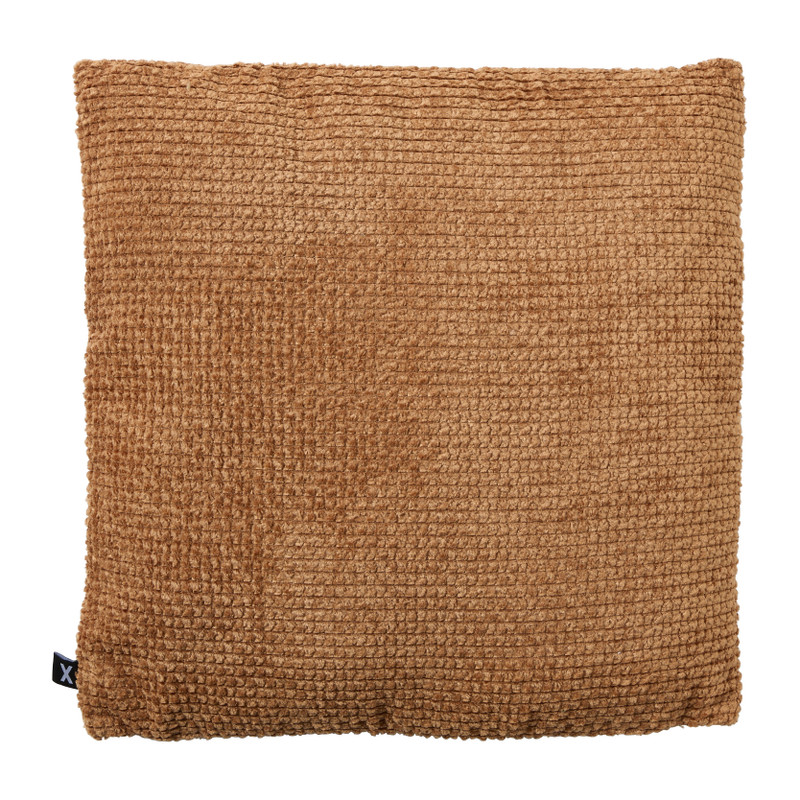 Kussen geblokt klein - roze - 45x45 cm 