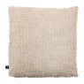Kussen geblokt klein - beige - 45x45 cm 
