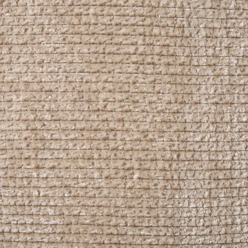 Kussen geblokt groot - beige - 60x60 cm 