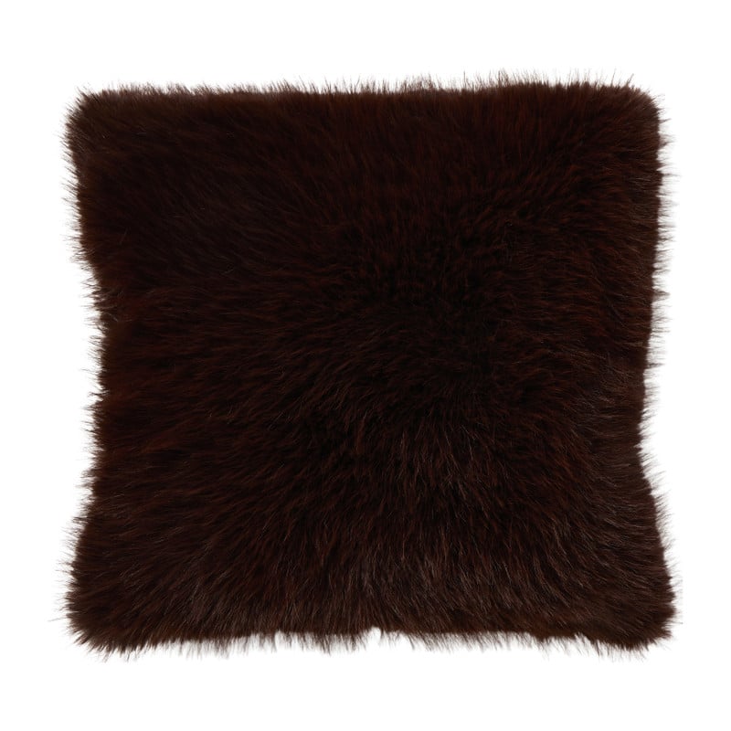 Kussen fluffy - bordeaux rood - 45x45 cm