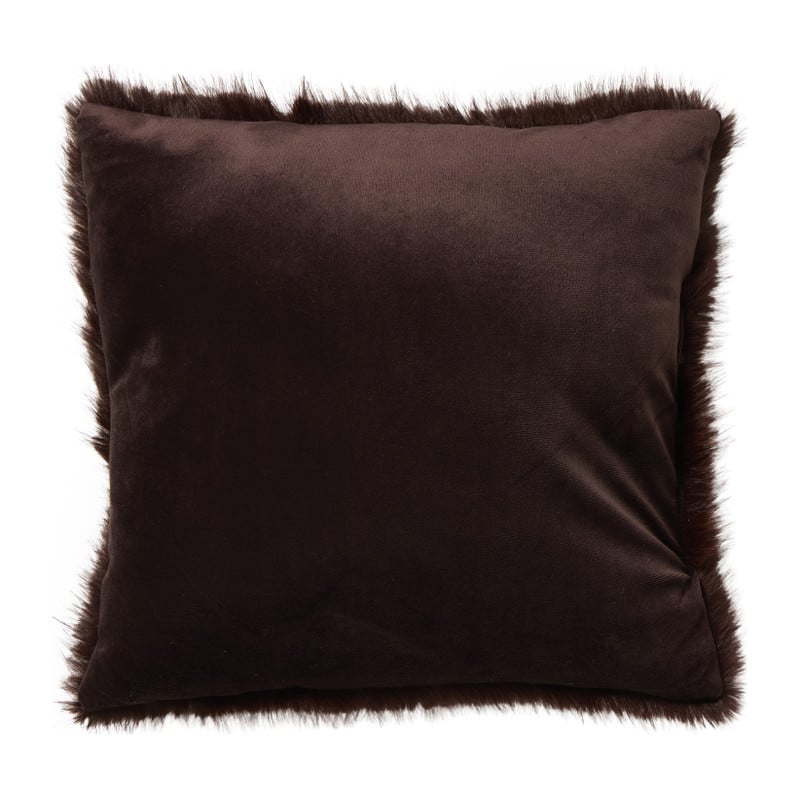 Kussen fluffy - bordeaux rood - 45x45 cm