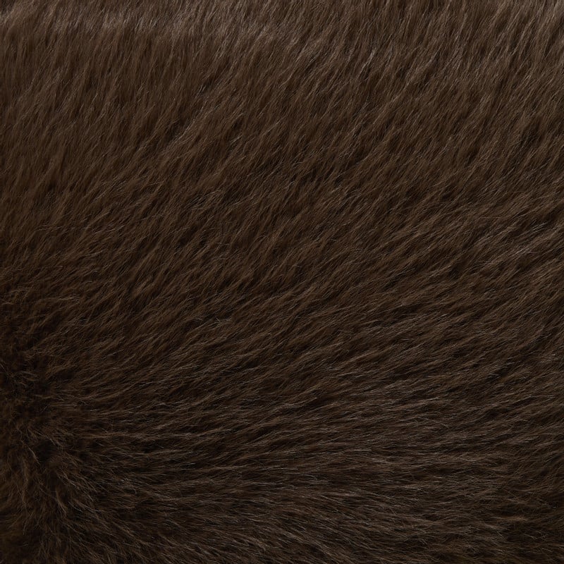 Kussen fluffy - bruin - 45x45 cm