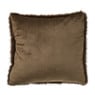 Kussen fluffy - bruin - 45x45 cm