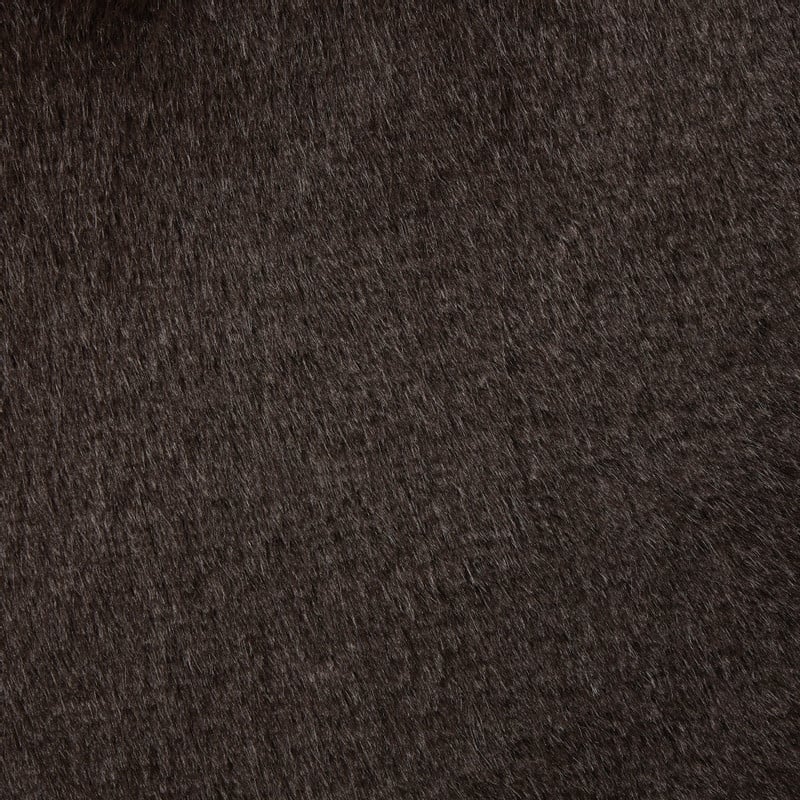 Kussen faux fur - bruin - 45x45 cm 