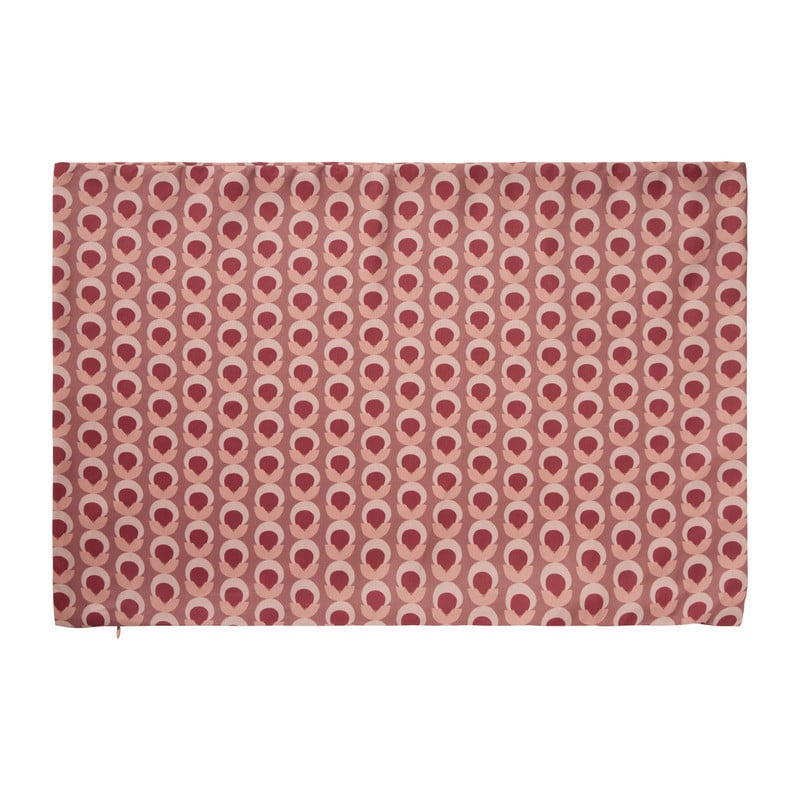 Kussensloop bloem - roze - 40x60 cm