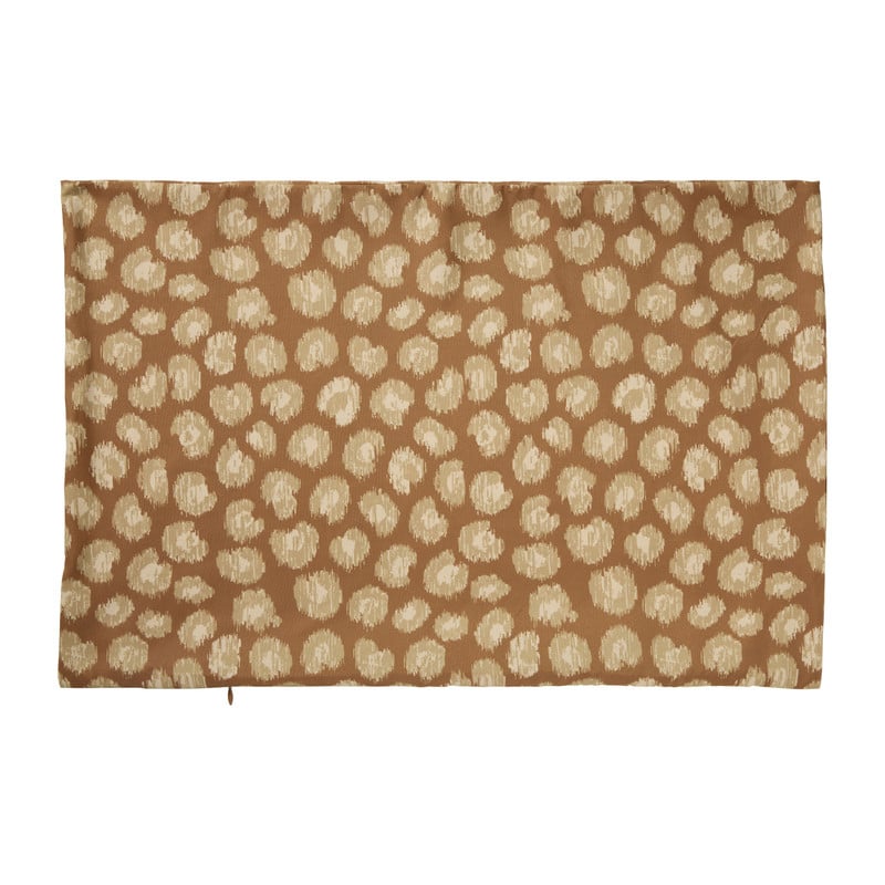 Kussensloop animal - geel - 40x60 cm