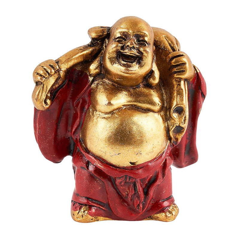 Mini boeddha - diverse varianten - 4.5x3x4.5 cm