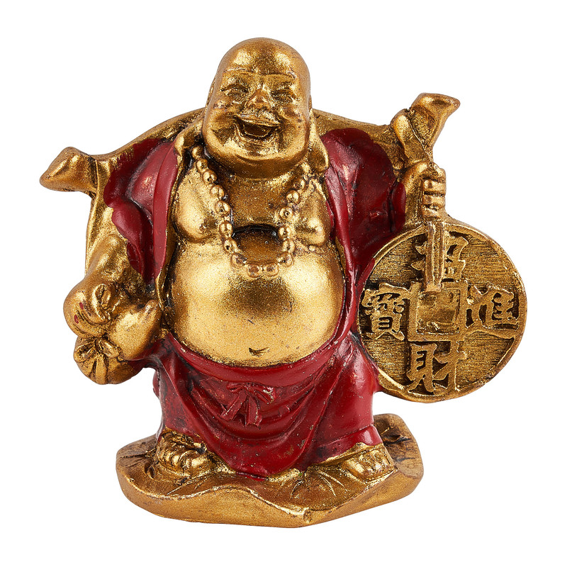 Mini boeddha - diverse varianten - 4.5x3x4.5 cm