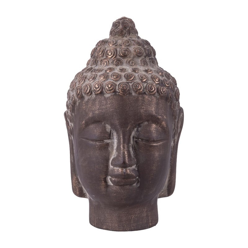 Boeddha hoofd antic - 20x34 cm