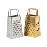 Rasp amberblokje - goudkleurig - 8 cm